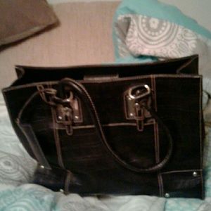 Women's Brief case. All leather,  never carried it